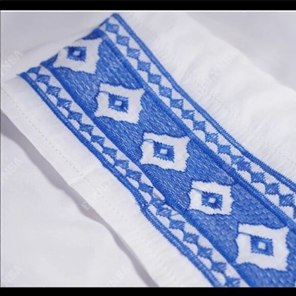 White Beach Maxi Coverup Duster One Size - Picture 4 of 9